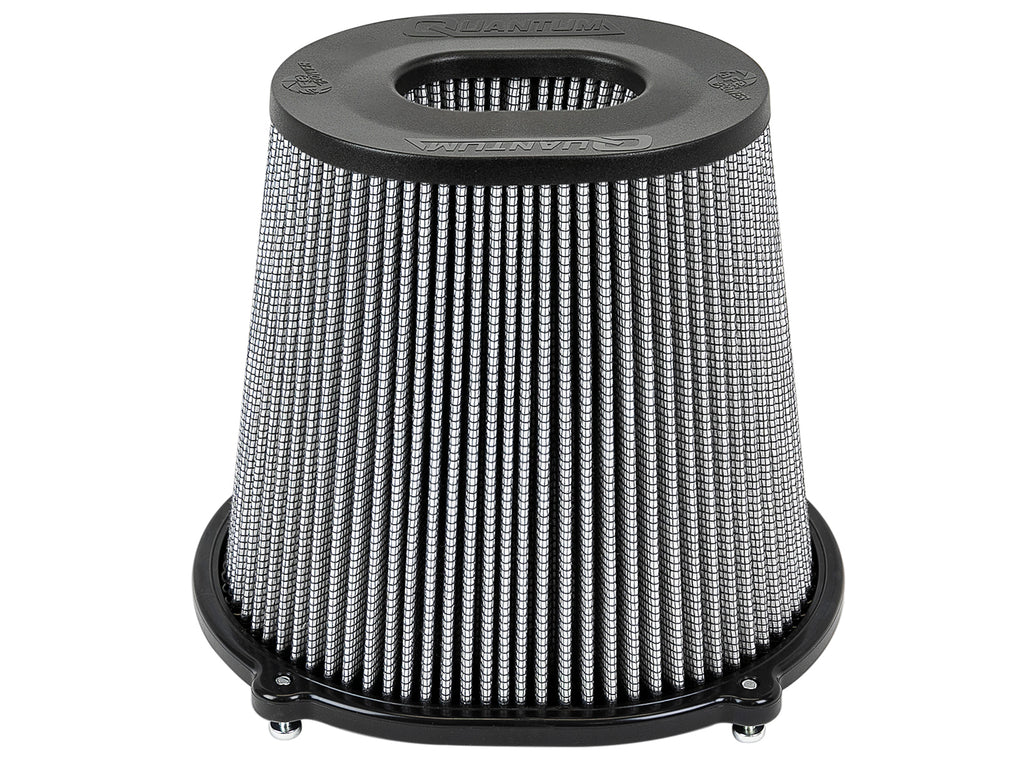 aFe Quantum Pro DRY S Air Filter Inverted Top - 5in Flange x 8in Height - Dry PDS aFe AFE21-91132