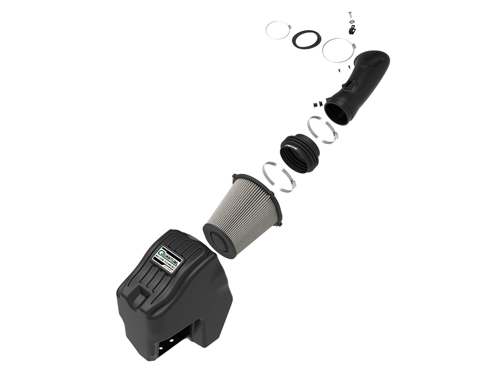 aFe Quantum Pro DRY S Cold Air Intake System 11-16 Ford Powerstroke V8-6.7L - Dry aFe AFE53-10003D