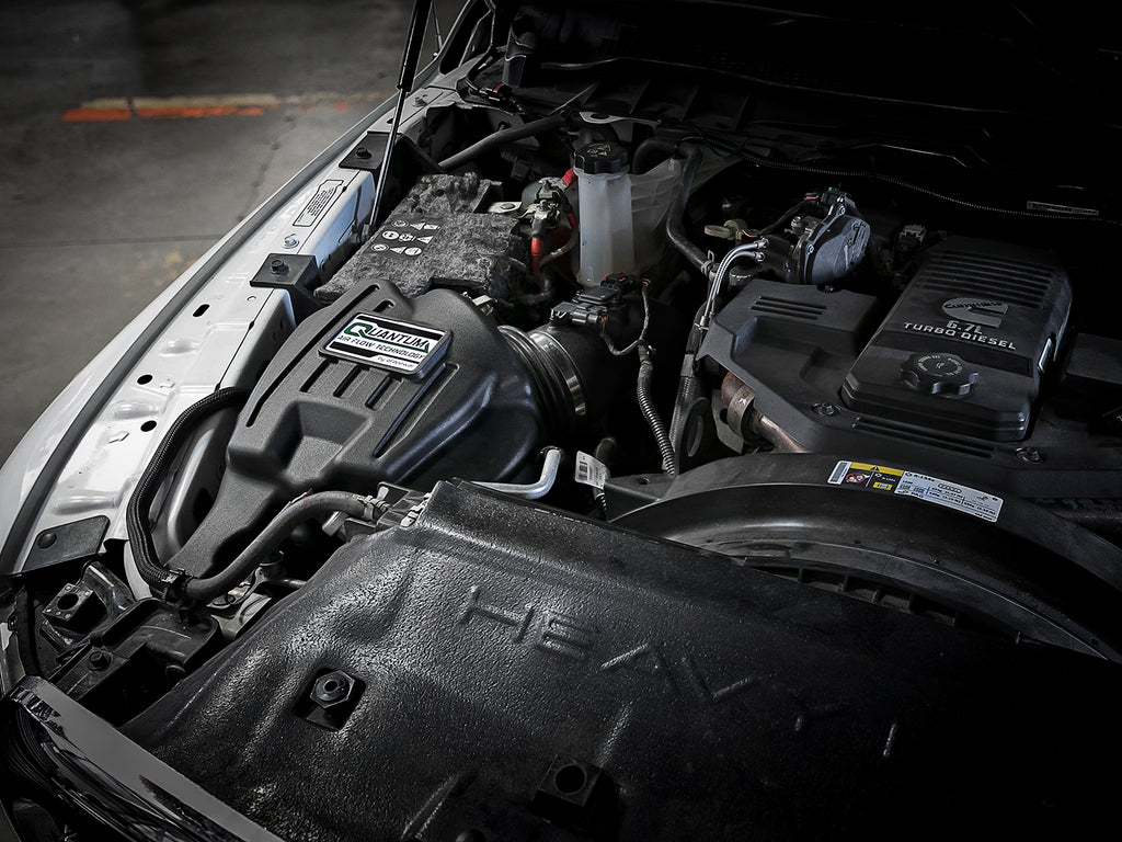 aFe Quantum Pro DRY S Cold Air Intake System 13-18 Dodge Cummins L6-6.7L - Dry aFe AFE53-10002D