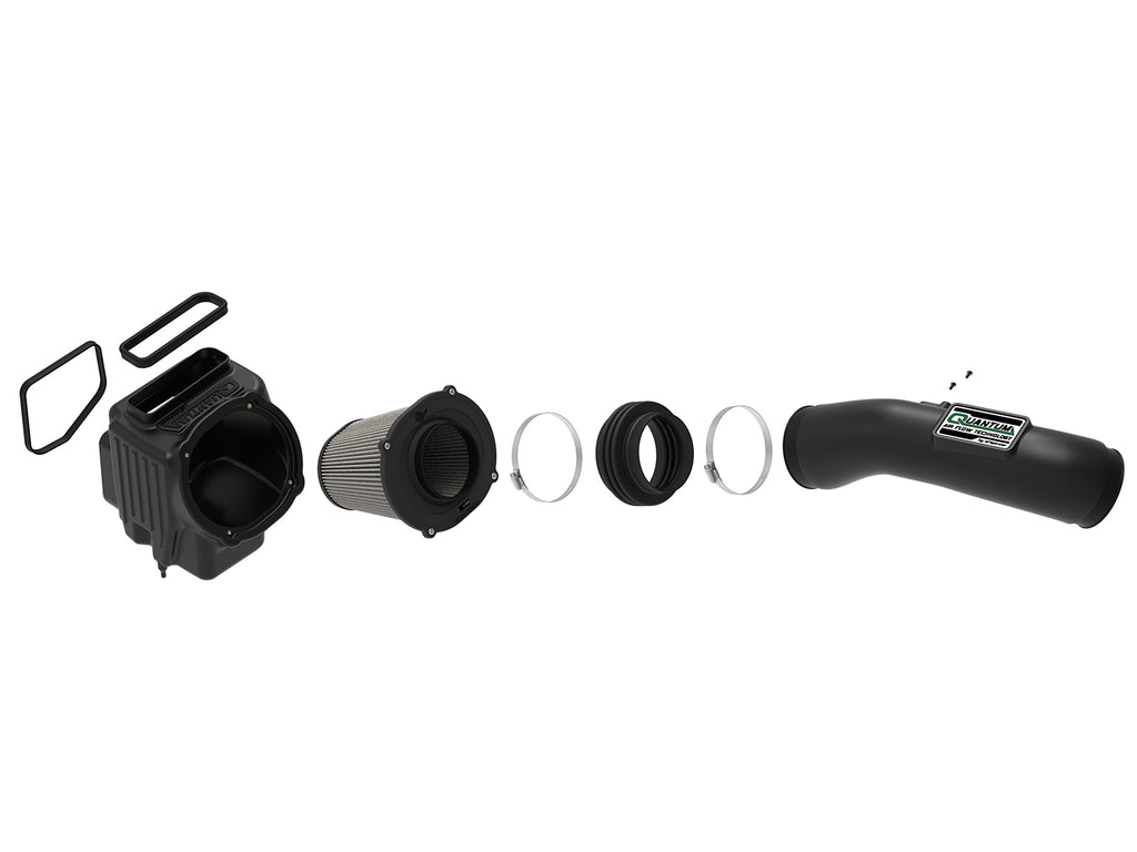 aFe Quantum Pro DRY S Cold Air Intake System 17-18 GM/Chevy Duramax V8-6.6L L5P - Dry aFe AFE53-10007D