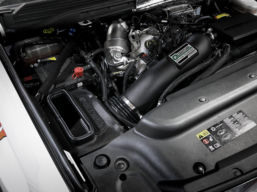 aFe Quantum Pro DRY S Cold Air Intake System 17-18 GM/Chevy Duramax V8-6.6L L5P - Dry aFe AFE53-10007D
