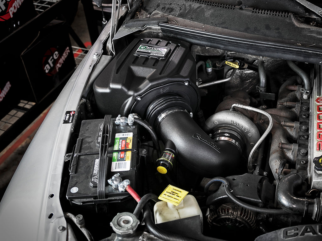 aFe Quantum Pro DRY S Cold Air Intake System 94-02 Dodge Cummins L6-5.9L - Dry aFe AFE53-10001D