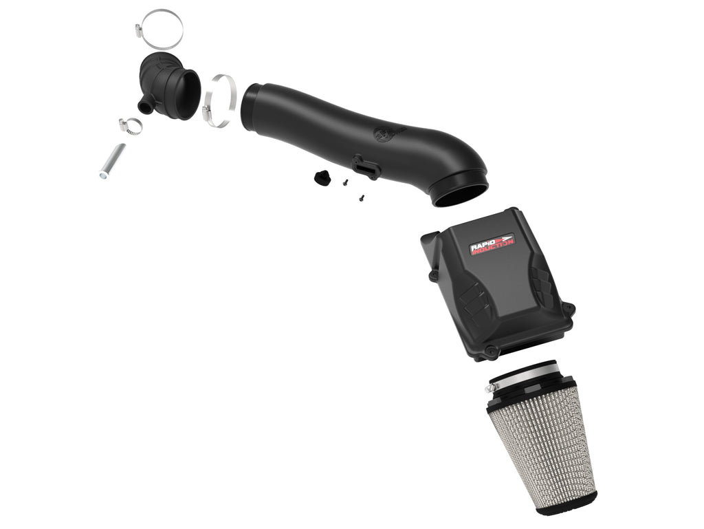 aFe Rapid Induction Cold Air Intake System w/Pro DRY-S Filter 20-21 Jeep Wrangler V6 3.0L aFe AFE52-10005D