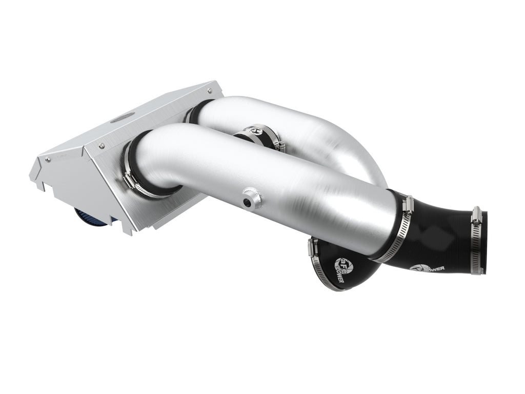 aFe Rapid Induction Pro 5R Cold Air Intake System Brushed 21-22 Ford F-150 Raptor V6-3.5L (tt) aFe AFE52-10015RH