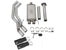 Load image into Gallery viewer, aFe Rebel Exhausts 3in SS Cat-Back 15-16 Ford F-150 EcoBoost V6 2.7/3.5L V8 5.0L w/ Black Tips aFe AFE49-43081-B