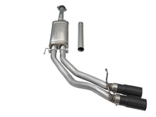 Load image into Gallery viewer, aFe Rebel Exhausts 3in SS Cat-Back 15-16 Ford F-150 EcoBoost V6 2.7/3.5L V8 5.0L w/ Black Tips aFe AFE49-43081-B