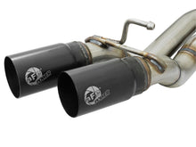 Load image into Gallery viewer, aFe Rebel Exhausts Cat-Back SS 16 Toyota Tacoma V6-3.5L w/ Black Tips aFe AFE49-46032-B