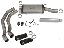 Load image into Gallery viewer, aFe Rebel Exhausts Cat-Back SS Ford F-150 04-08 V8 4.6/5.4L w/ Black Tips aFe AFE49-43079-B