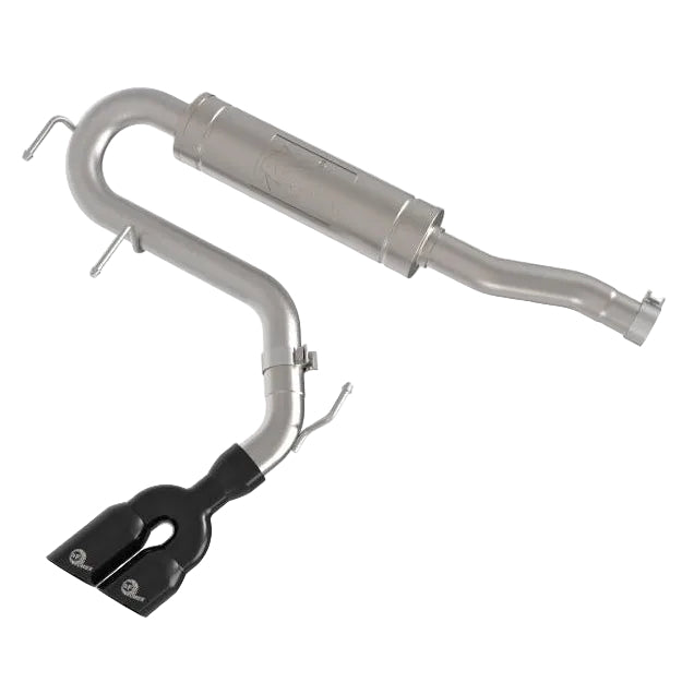 aFe aFe Rebel Series 2-1/2in 304 Stainless Steel Cat-Back w/ Black Tip Ford Maverick 22-26 L4-2.5L FWD