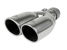 Load image into Gallery viewer, aFe Rebel Series 2.5in 409 SS Axle-Back Exhaust Polished 07-18 Jeep Wrangler (JK) V6-3.6L/3.8L aFe AFE49-48086-P