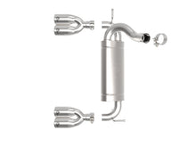 Load image into Gallery viewer, aFe Rebel Series 2.5in 409 SS Axle-Back Exhaust Polished 07-18 Jeep Wrangler (JK) V6-3.6L/3.8L aFe AFE49-48086-P