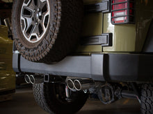 Load image into Gallery viewer, aFe Rebel Series 2.5in 409 SS Axle-Back Exhaust Polished 07-18 Jeep Wrangler (JK) V6-3.6L/3.8L aFe AFE49-48086-P