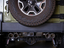 Load image into Gallery viewer, aFe Rebel Series 2.5in 409 SS Axle-Back Exhaust Polished 07-18 Jeep Wrangler (JK) V6-3.6L/3.8L aFe AFE49-48086-P