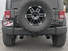 Load image into Gallery viewer, aFe Rebel Series 2.5in 409 SS Axle-Back Exhaust w/ Black Tips 2007+ Jeep Wrangler (JK) V6 3.6L/3.8L aFe AFE49-48061-B