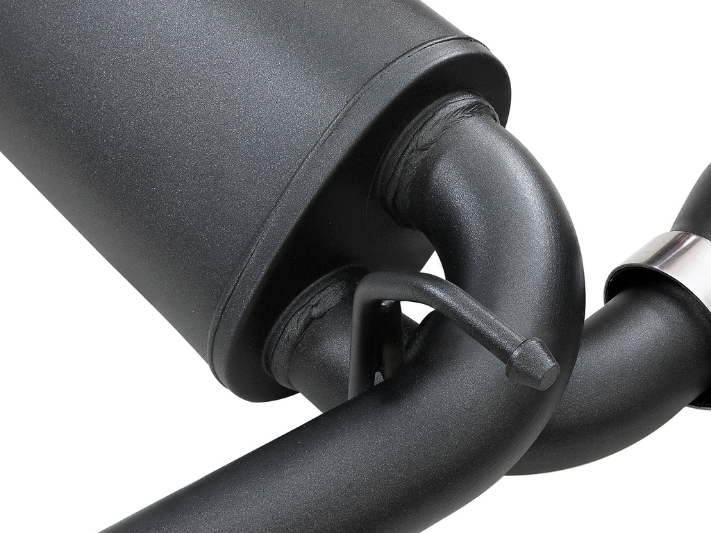 aFe Rebel Series 2.5in 409 SS Axle-Back Exhaust w/ Black Tips 2018+ Jeep Wrangler (JL) V6 3.6L aFe AFE49-48067-B