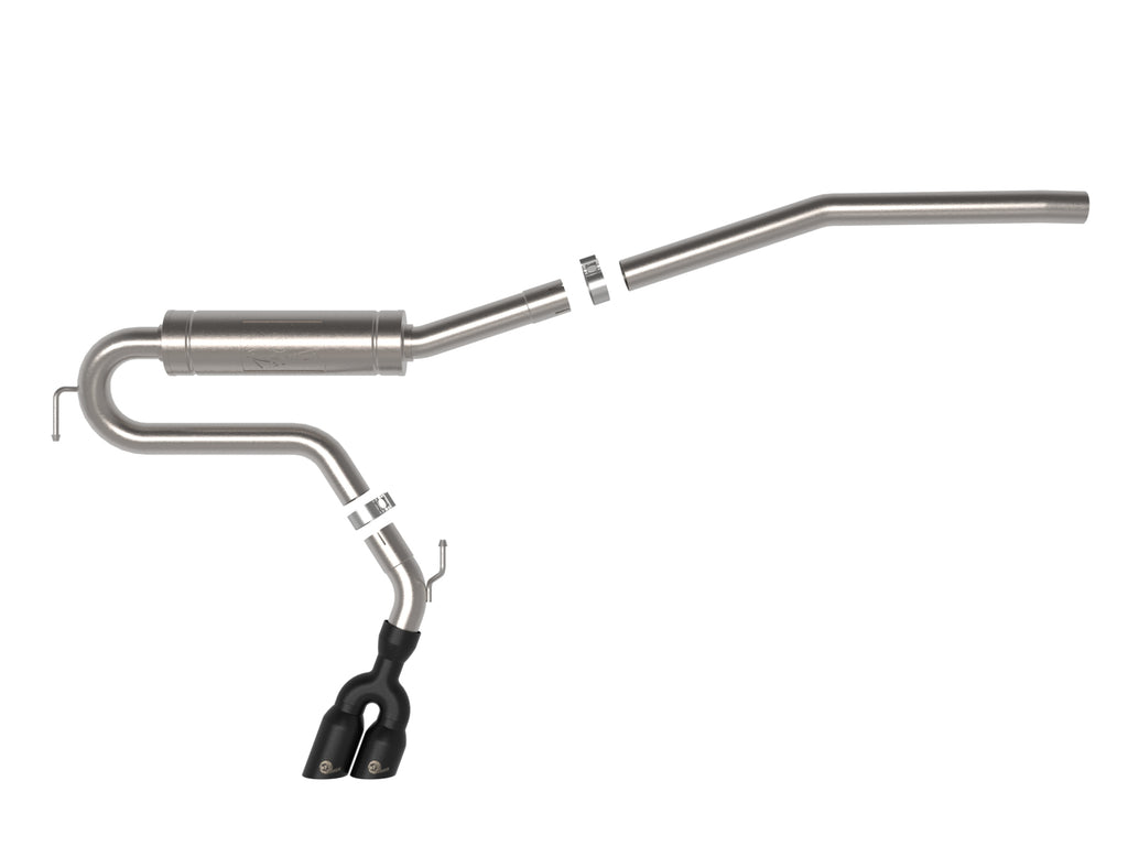 aFe Rebel Series 2.5in 409 SS Cat-Back Exhaust w/ Black Tip 2022 Ford Maverick aFe AFE49-33144-B