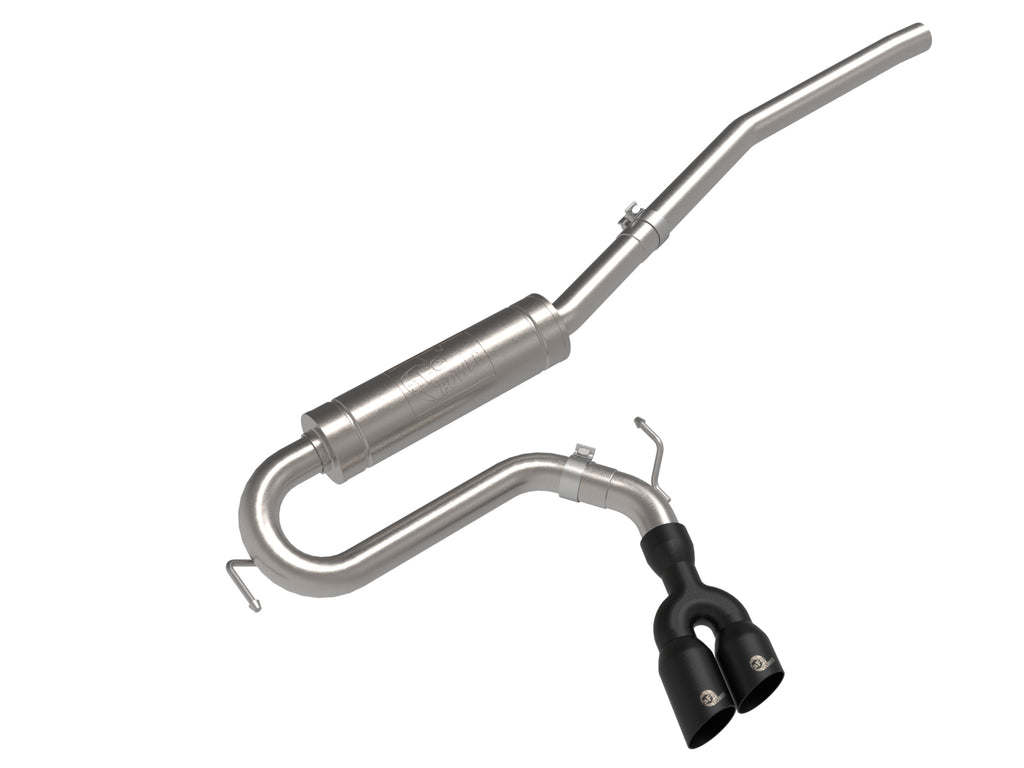 aFe Rebel Series 2.5in 409 SS Cat-Back Exhaust w/ Black Tip 2022 Ford Maverick aFe AFE49-33144-B
