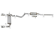 Load image into Gallery viewer, aFe Rebel Series 2.5in 409 SS Cat-Back Exhaust w/ Polished Tips 07+ Jeep Wrangler (JK) V6 3.6L/3.8L aFe AFE49-48062-P