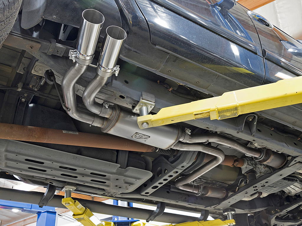 aFe Rebel Series 3in SS Cat-Back Exhaust System w/ Polished Tip 04-15 Nissan Titan V8 5.6L aFe AFE49-46124-P