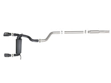 Load image into Gallery viewer, aFe Rebel Series 409 Stainless Steel Cat-Back Exhaust 18-21 Jeep Wrangler JL 2.0L (t) - Black Tip aFe AFE49-48096-B