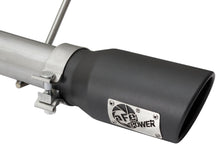Load image into Gallery viewer, aFe Rebel Series CB 2.5in Dual Center Exit SS Exhaust w/ Black Tips 07-15 Jeep Wrangler 3.6L/3.8L V6 aFe AFE49-48056-B