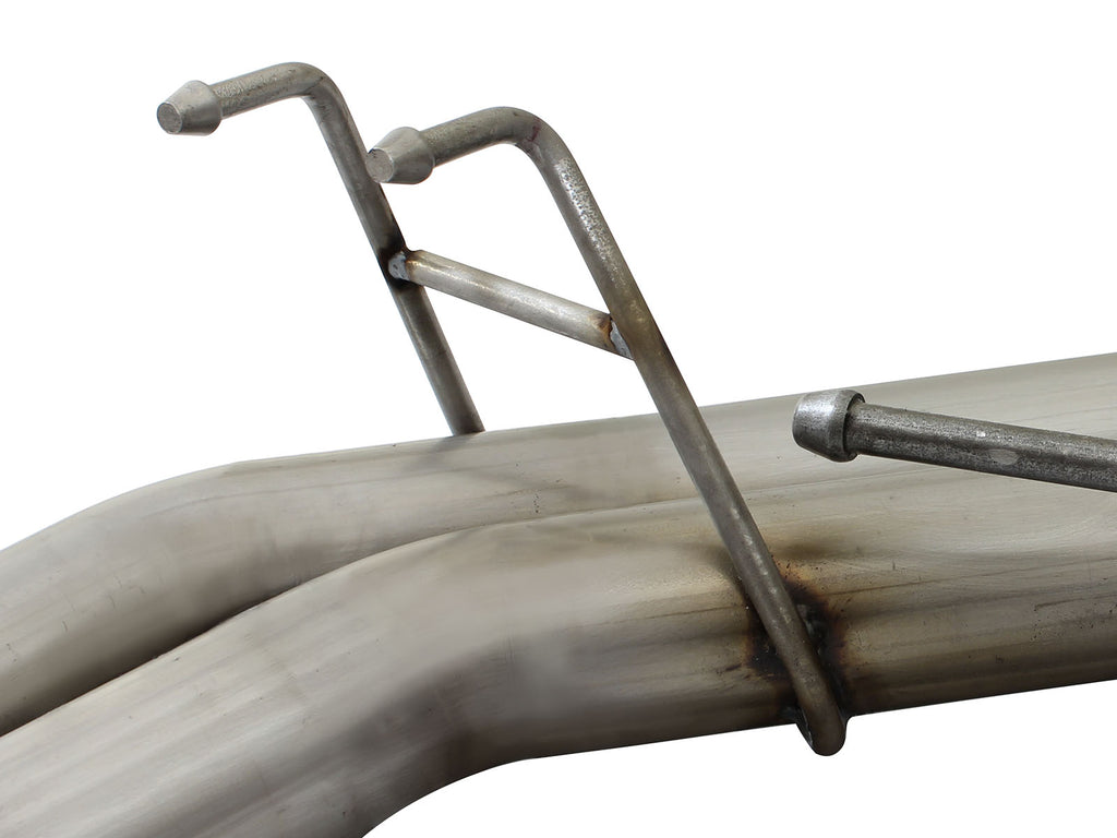 aFe Rebel Series Exhaust SS Front Side Exit CB w/ Black Tips 10-14 Ford F150 Ecoboost V8 6.2L aFe AFE49-43071-B