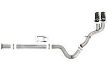 Load image into Gallery viewer, aFe Rebel XD 4in SS DPF-Back Exhaust 17-18 Ford Diesel Trucks V8-6.7L (td) w/ Dual Black Tips aFe AFE49-43102-B