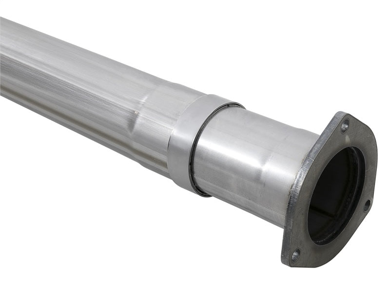 aFe Rebel XD 4in SS DPF-Back Exhaust 17-18 Ford Diesel Trucks V8-6.7L (td) w/ Dual Black Tips aFe AFE49-43102-B