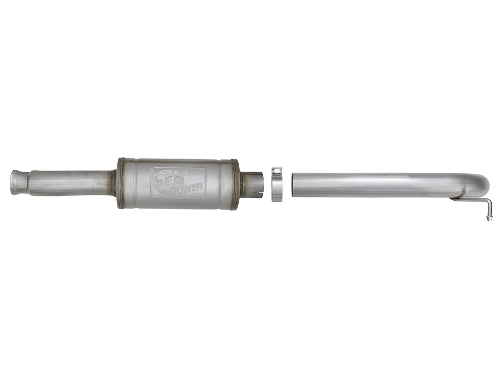 aFe Rock Duster 3in 409 SS Cat-Back Turn-Down Exhaust 2018+ Jeep Wrangler (JL) V6 3.6L aFe AFE49-48068