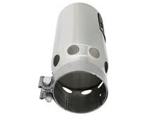 Load image into Gallery viewer, aFe SATURN 4S 4in SS Intercooled Exhaust Tip - Polished 4in In x 5in Out x 12in L Bolt-On aFe AFE49T40501-P122