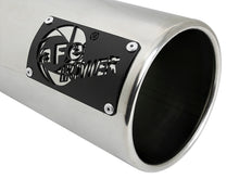 Load image into Gallery viewer, aFe SATURN 4S 4in SS Intercooled Exhaust Tip - Polished 4in In x 5in Out x 12in L Bolt-On aFe AFE49T40501-P122