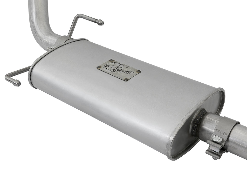 aFe Scorpion 2-1/2in Alum Steel Cat-Back Exhaust w/ Polished Tips 07-17 Toyota FJ Cruiser V6 4.0L aFe AFE49-06039-P