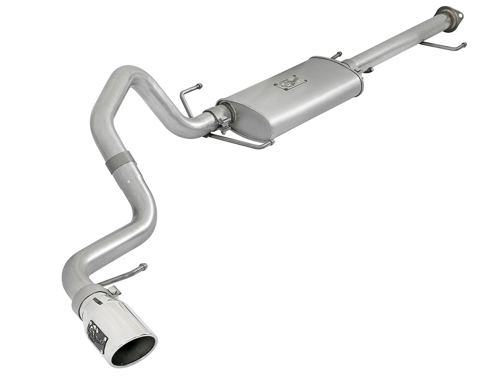 aFe Scorpion 2-1/2in Alum Steel Cat-Back Exhaust w/ Polished Tips 07-17 Toyota FJ Cruiser V6 4.0L aFe AFE49-06039-P