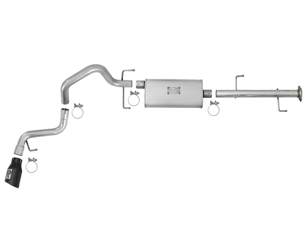 aFe Scorpion 2-1/2in Aluminized Steel Cat-Back Exhaust w/ Black Tips 07-17 Toyota FJ Cruiser V6 4.0L aFe AFE49-06039-B