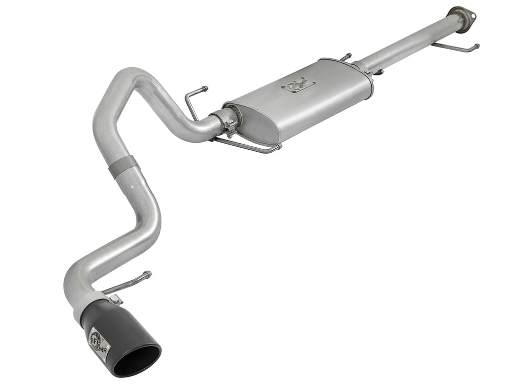 aFe Scorpion 2-1/2in Aluminized Steel Cat-Back Exhaust w/ Black Tips 07-17 Toyota FJ Cruiser V6 4.0L aFe AFE49-06039-B