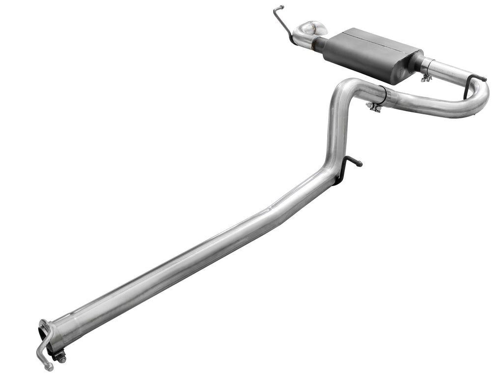 aFe Scorpion Exhaust System Cat Back 2.5in Aluminized Hi-Tuck 07-18 Jeep Wrangler JK V6 3.6/3.8L aFe AFE49-08043