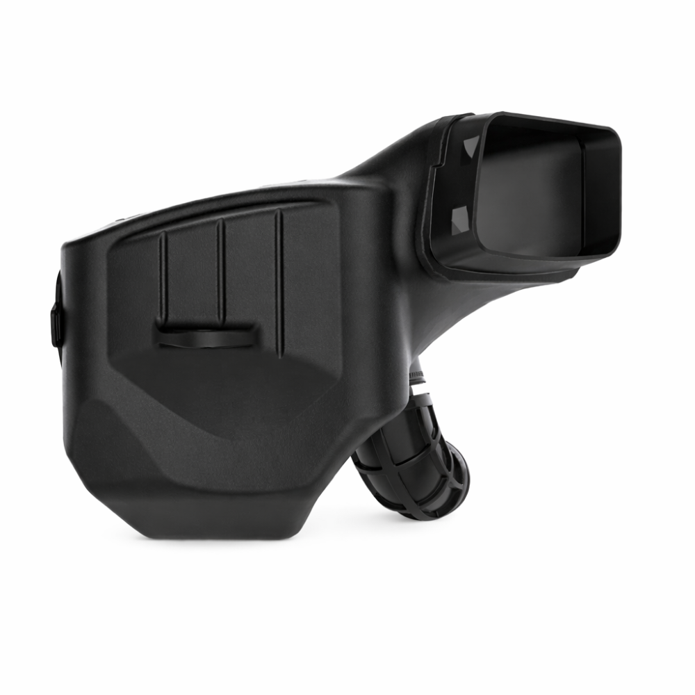 Sealed airbox with clear sight window detail
