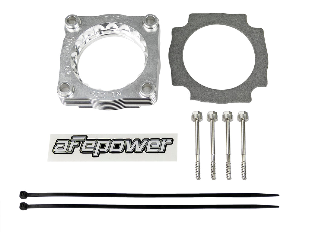 aFe Silver Bullet Throttle Body Spacer 12-15 BMW 328i (F30) L4-2.0L N20/N26 aFe AFE46-31009