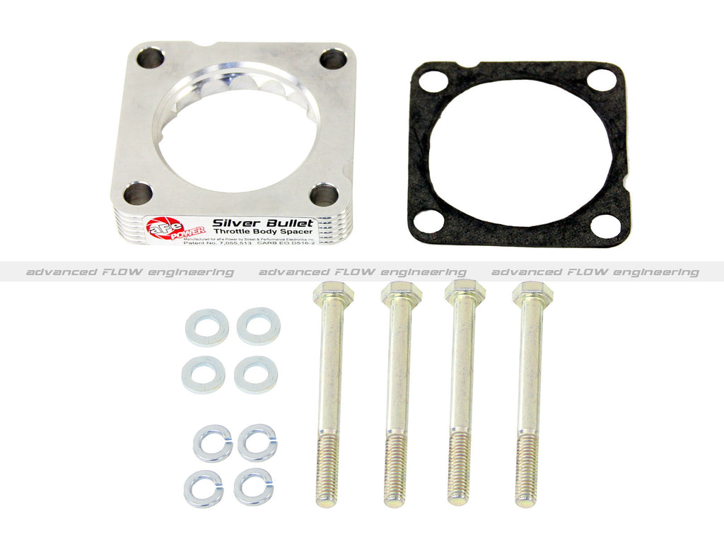 aFe Silver Bullet Throttle Body Spacer 12 Honda Civic Si / 08-12 Honda Accord / 09-12 Acura TSX aFe AFE46-37001