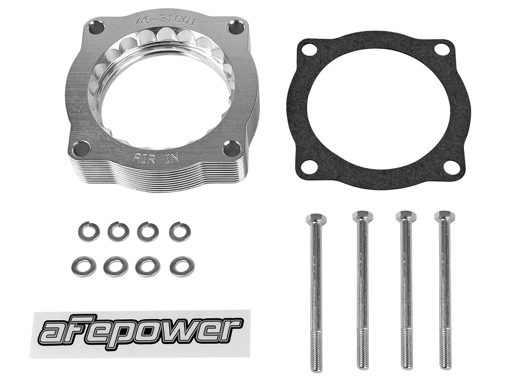 aFe Silver Bullet Throttle Body Spacer N62 Only BMW (E53) 04-09 5series (E60) 04-09 6series (E63/64) aFe AFE46-31001