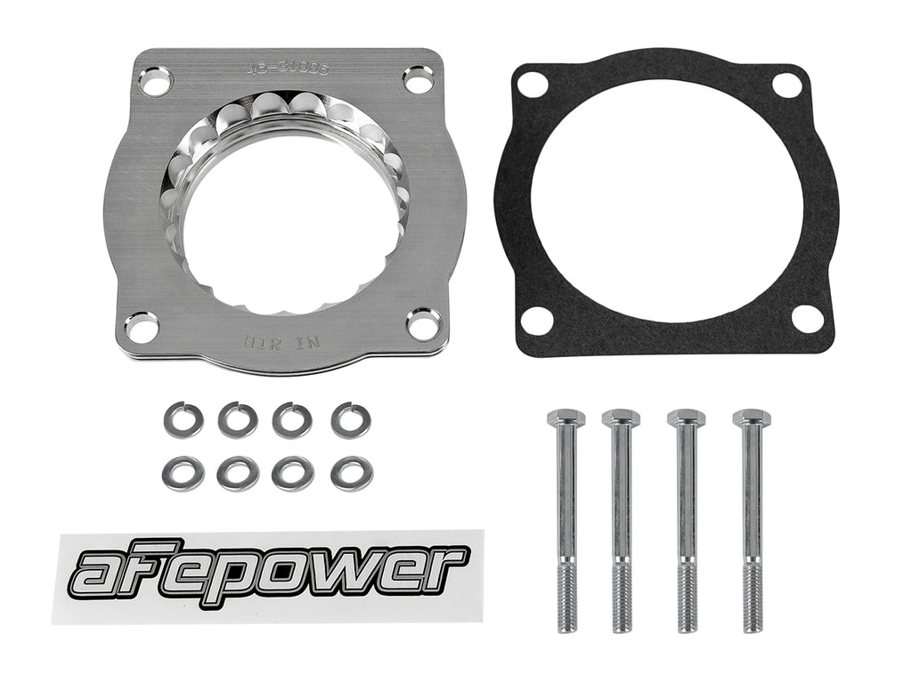 aFe Silver Bullet Throttle Body Spacers TBS BMW 5 Series (E60) 06-10 V8-4.8L aFe AFE46-31006