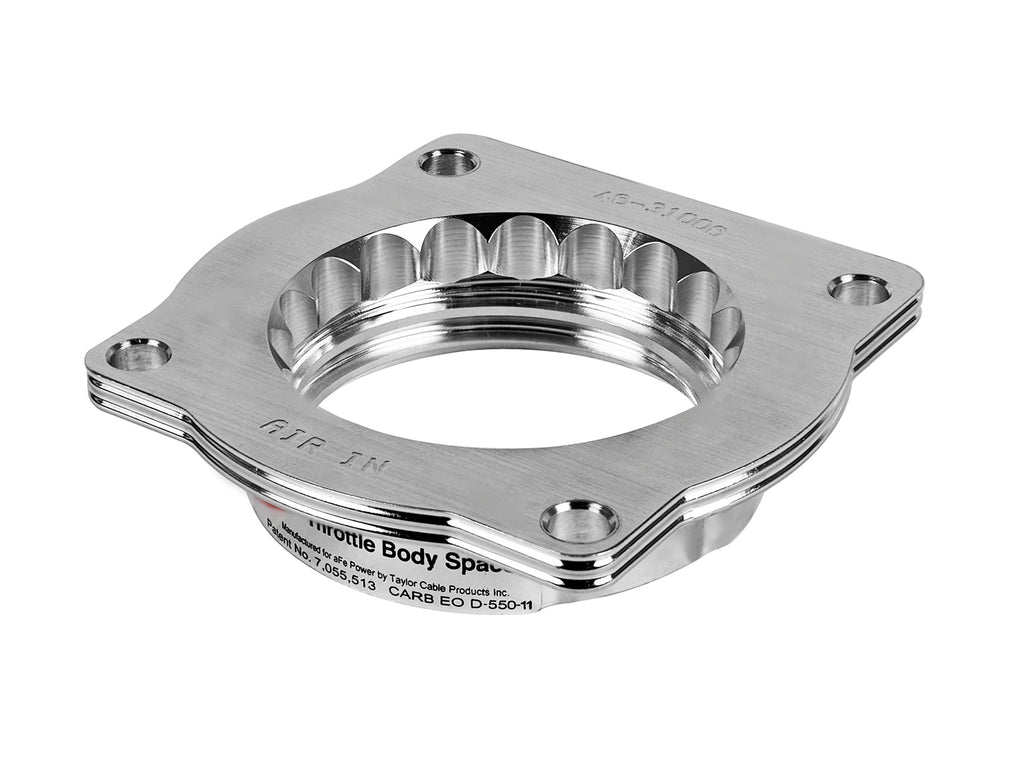 aFe Silver Bullet Throttle Body Spacers TBS BMW 5 Series (E60) 06-10 V8-4.8L aFe AFE46-31006