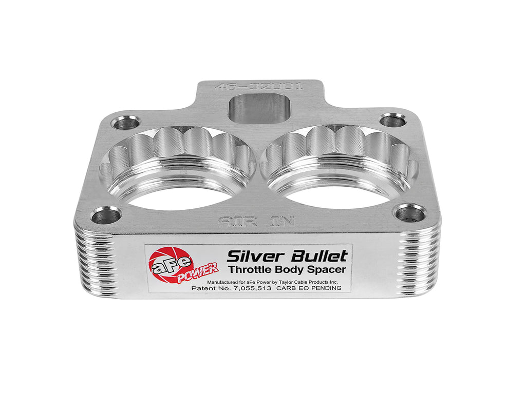 aFe Silver Bullet Throttle Body Spacers TBS Dodge Trucks 94-01 V8-5.2/5.9L aFe AFE46-32001