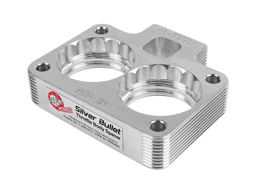 aFe Silver Bullet Throttle Body Spacers TBS Dodge Trucks 94-01 V8-5.2/5.9L aFe AFE46-32001
