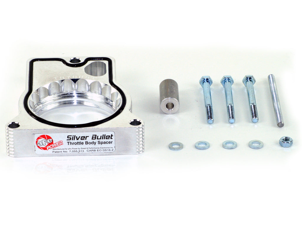 aFe Silver Bullet Throttle Body Spacers TBS Ford Trucks 99-04 V10-6.8L aFe AFE46-33005