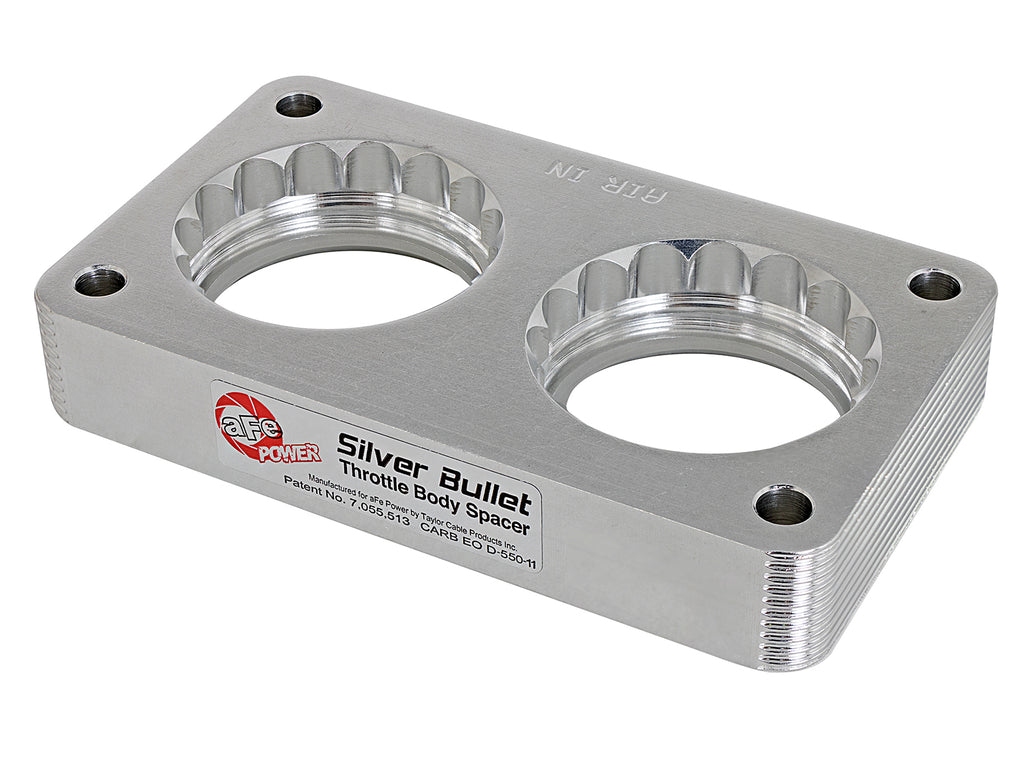 aFe Silver Bullet Throttle Body Spacers TBS Ford Trucks 99-04 V10-6.8L aFe AFE46-33005