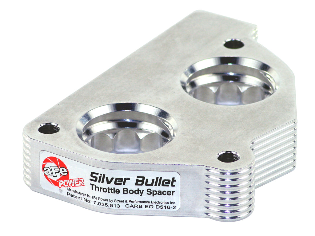 aFe Silver Bullet Throttle Body Spacers TBS GM C/K 1500/2500/3500 87-95 V6-4.3L V8-5.0/5.7L aFe AFE46-34004
