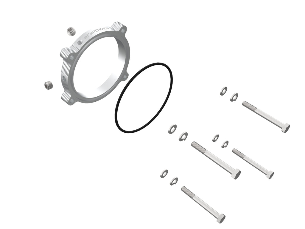 aFe Silver Bullet Throttle Body Spacers TBS Ram 1500 TRX 2021 V8-6.2L aFe AFE46-32011