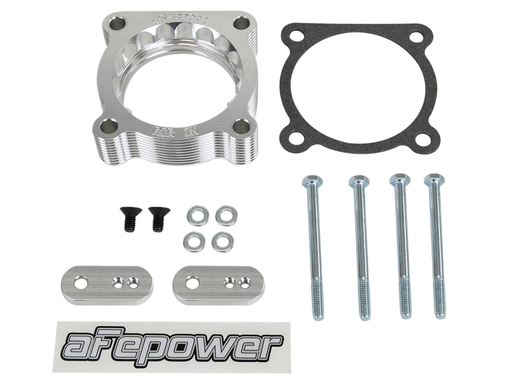 aFe Silver Bullet Throttle Body Spacers TBS Toyota Tacoma 05-11 V6-4.0L aFe AFE46-38002