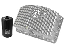 Load image into Gallery viewer, aFe Street Series Engine Oil Pan Raw w/ Machined Fins; 11-17 Ford Powerstroke V8-6.7L (td) aFe AFE46-70320